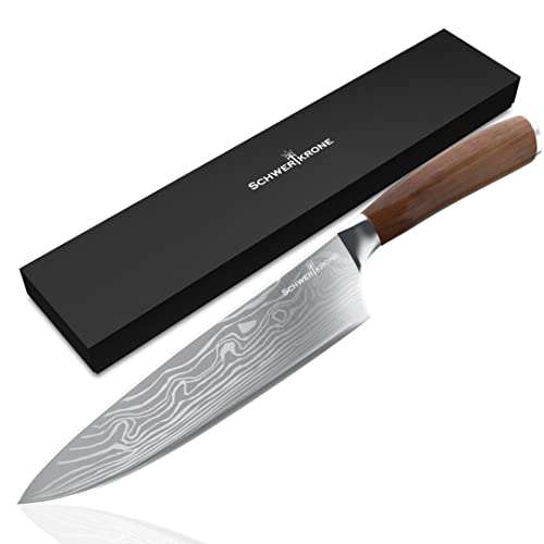 Schwertkrone Messer Mit Holzgriff