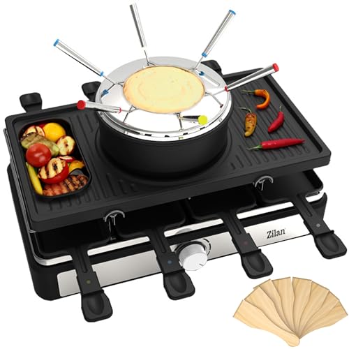 Zilan Raclette Mit Fondü