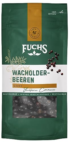 Fuchs Wacholderbeeren