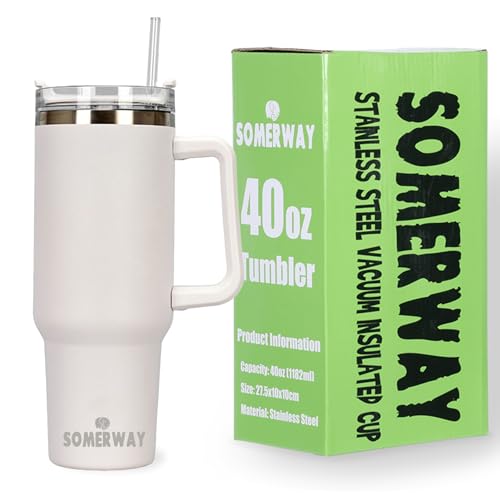 Somerway Becher Mit Strohhalm