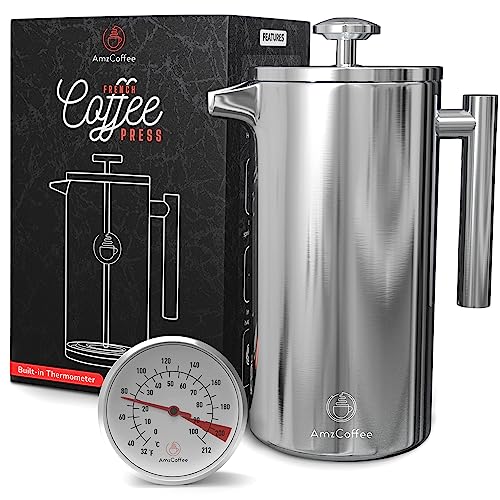 Amzcoffee French Press Thermo