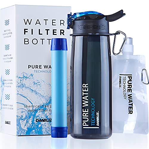 Daabliz Wasserflasche Mit Filter
