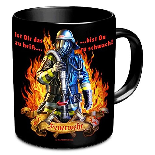 Rahmenlos Feuerwehr Tasse