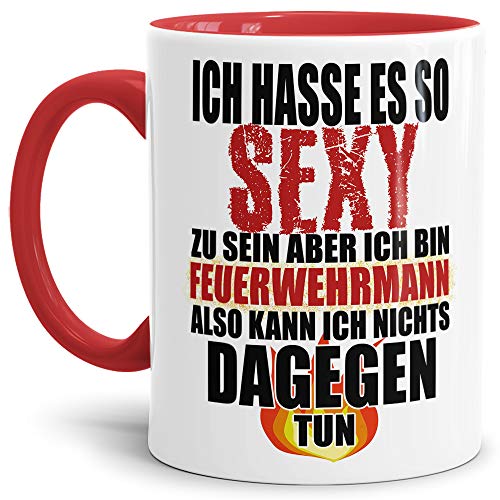 Tassendruck Feuerwehr Tasse